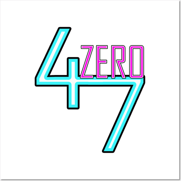 4zero7 Wall Art by Six5 Designs